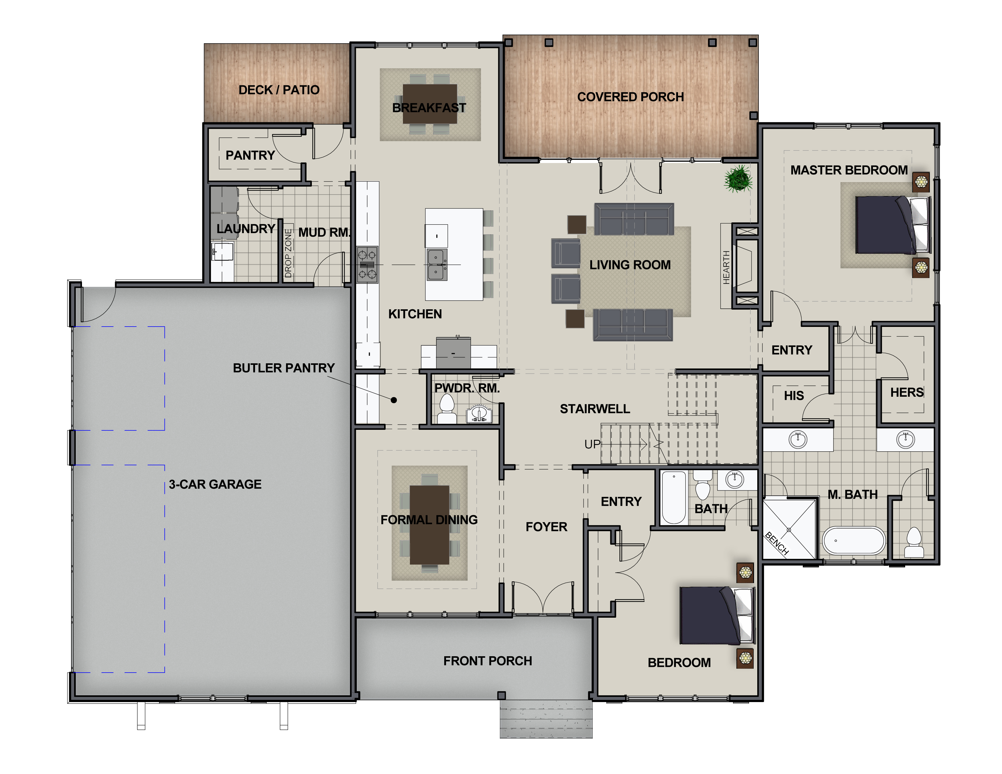 Tennessee, 4 Bedrooms Bedrooms, ,4.5 BathroomsBathrooms,Single Family,Floor Plans,1067